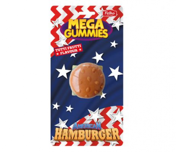 Mega Gummies Hamburger américain 120 g