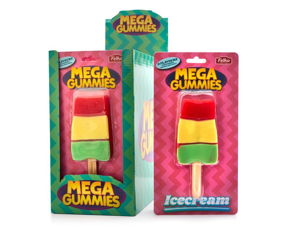 Mega Gummies Glace 120 g