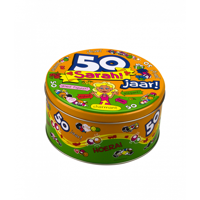 Boîte à bonbons remplie Sarah et 500 g