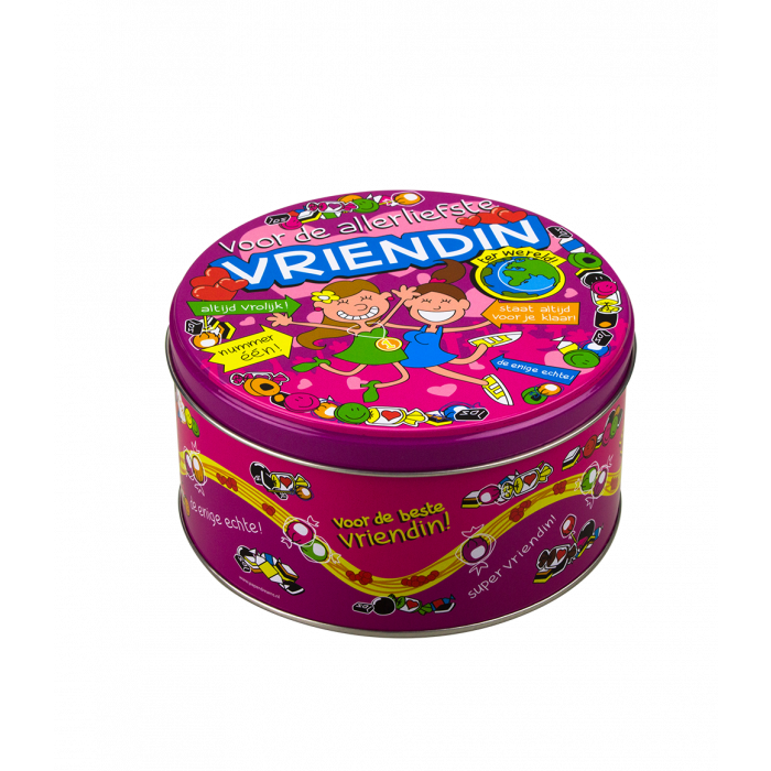 Boîte à bonbons remplie Amie et 500 g