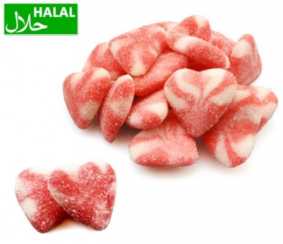 Dulce Plus Sugared Strawberry Twist Heart 200 gram