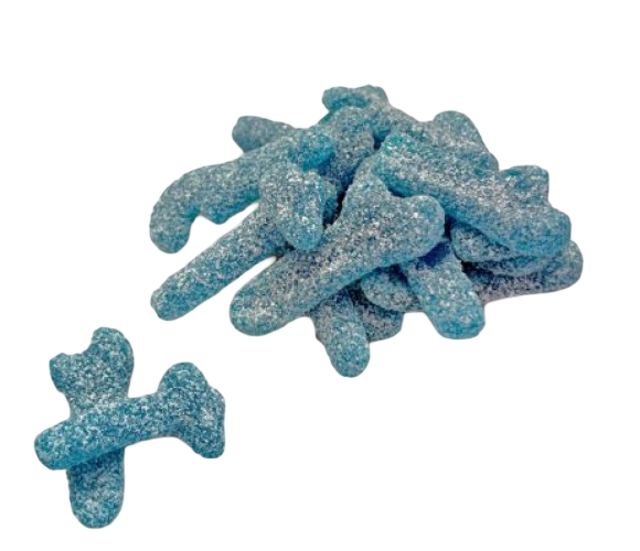 Dulce Plus Jelly Twist Blue Kisses 250 grammes