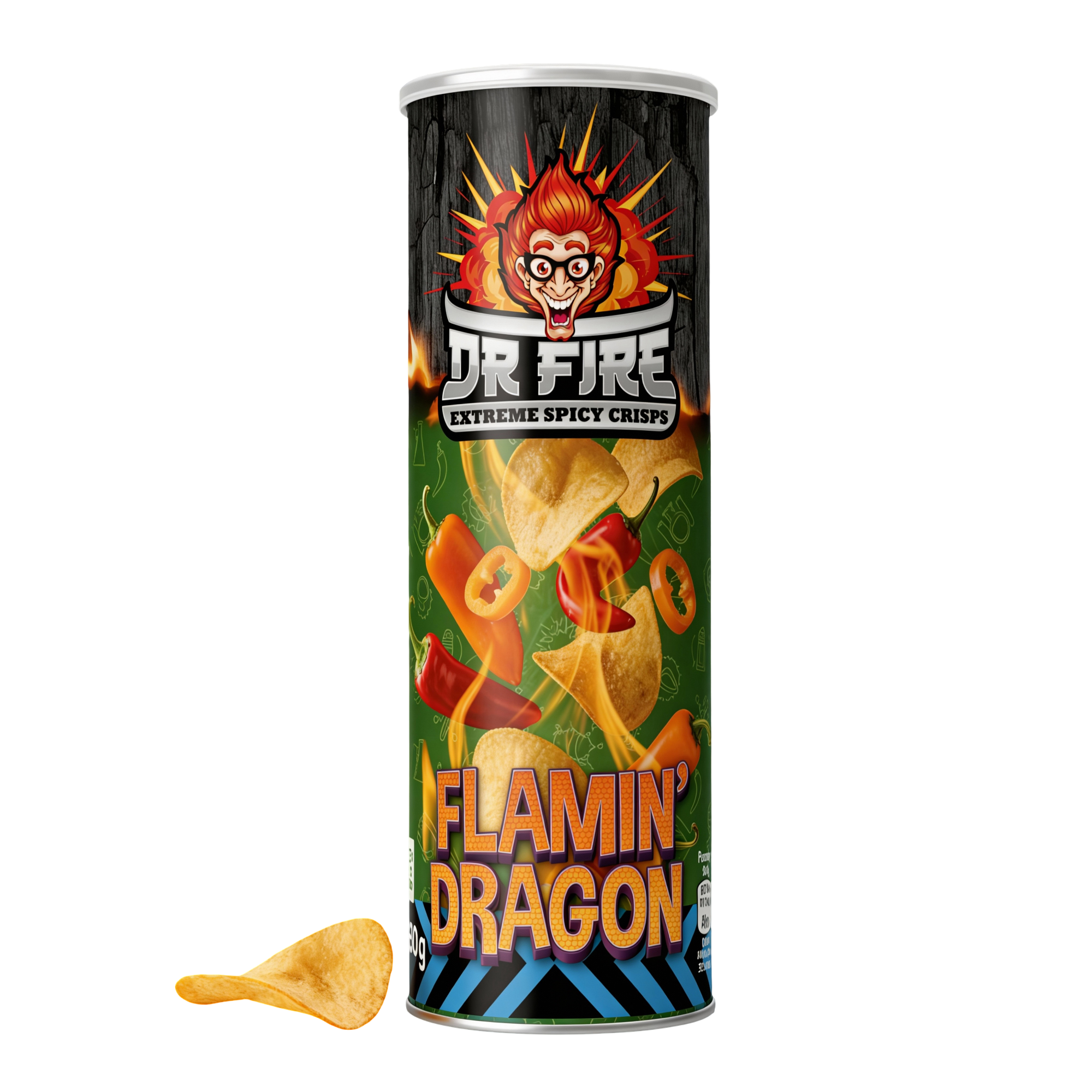 Chips Dr. Fire Dragon flamboyant 80 gr