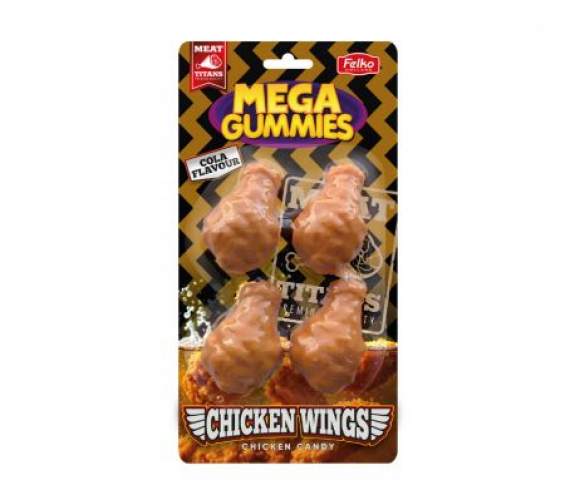 Mega Gummies Ailes de poulet 120 g