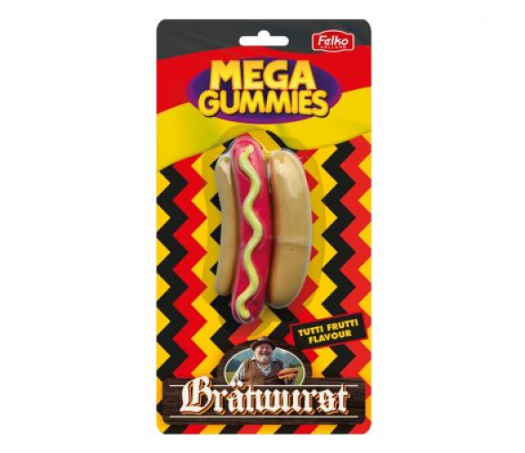 Mega Gummies Bratwurst allemande 120 g