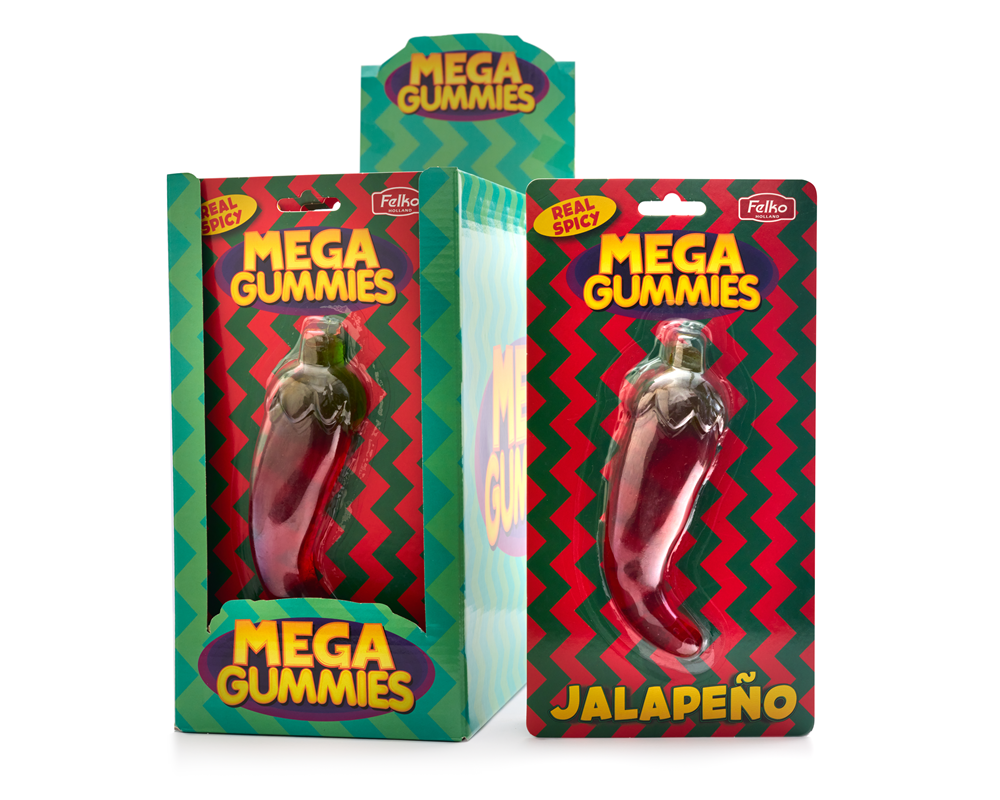 Mega Gummies Piment jalapeño 120 grammes