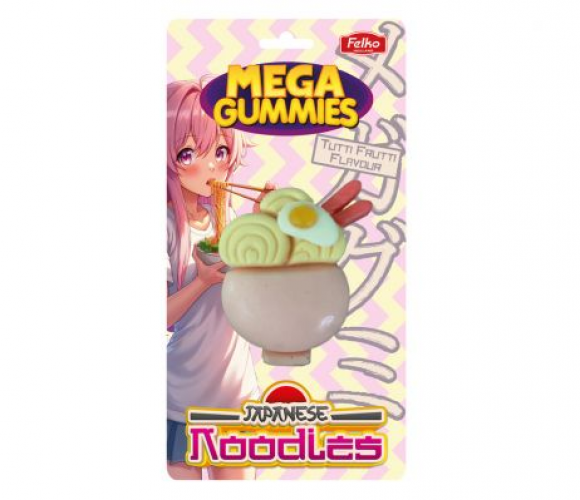 Mega Gummies Nouilles japonaises 120 g