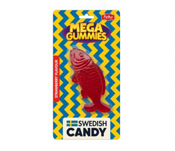 Mega Gummies Poisson suédois 120 g