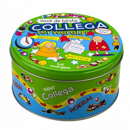 Boîte à bonbons remplie Collègue et 500 g