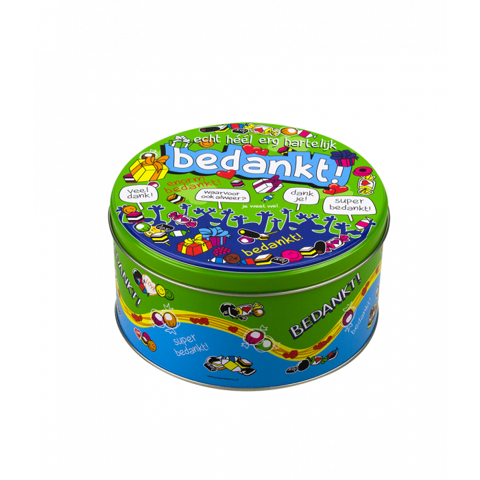 Boîte à bonbons remplie Merci et 500 g