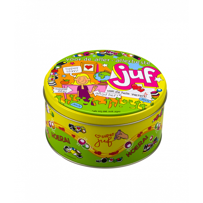 Boîte à bonbons remplie Maîtresse et 500 g