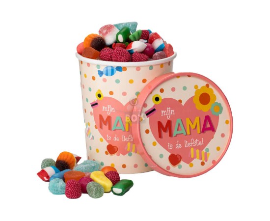 Seau de bonbons Maman