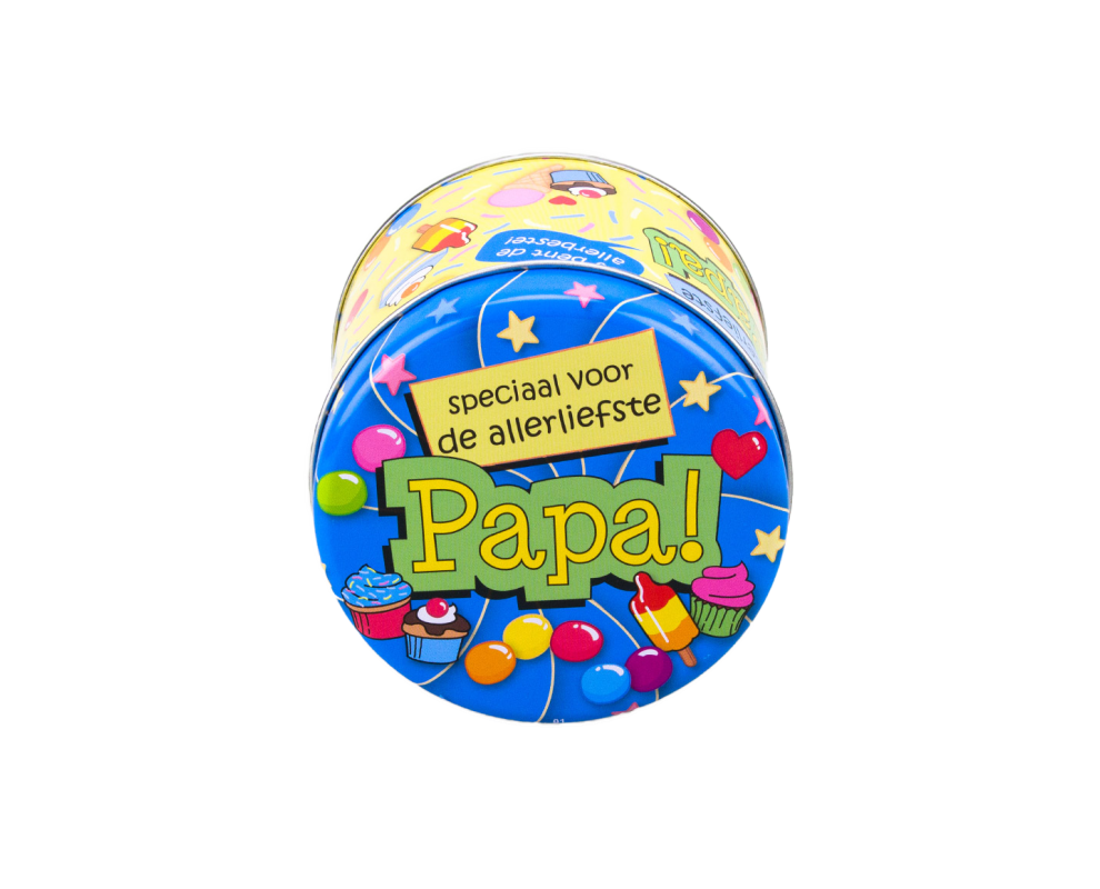 Boîtes de bonbons remplies Papa et 250 g
